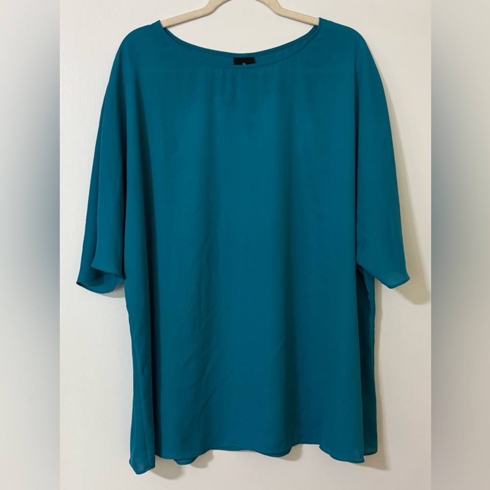 Worthington Turquoise Blouse - Picture 2 of 7